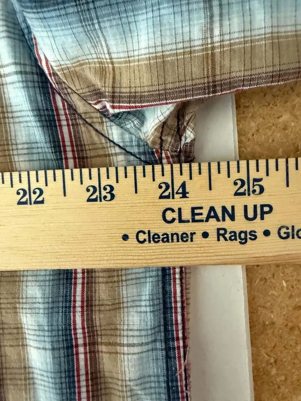 Cody James Authentic Western Apparel Men's Short Sleeve Plaid Button-Down S XL - Picture 5 of 6